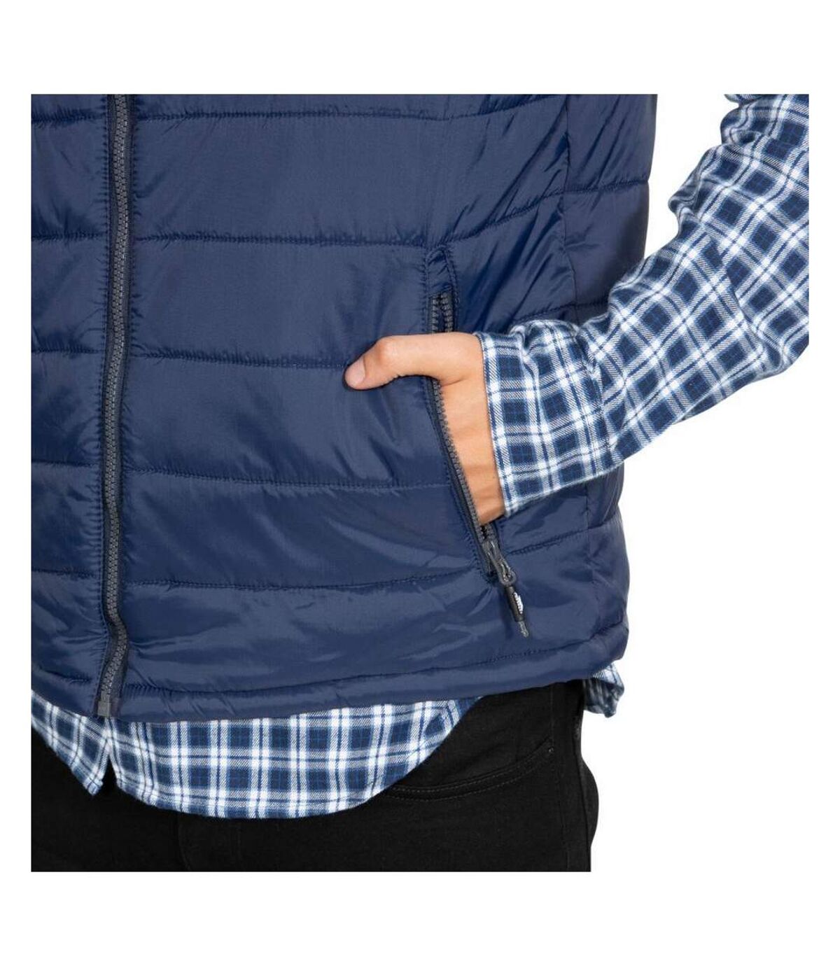 Trespass Mens Franklyn Padded Gilet (Navy/Carbon)