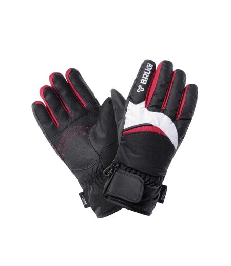 Gants De Ski Motif/style Logo Brodé Adulte Xs Noir Brugi