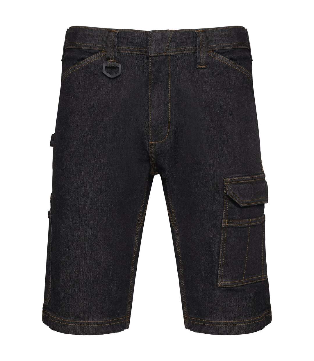 Bermuda denim multipoches - Homme - WK715 - noir