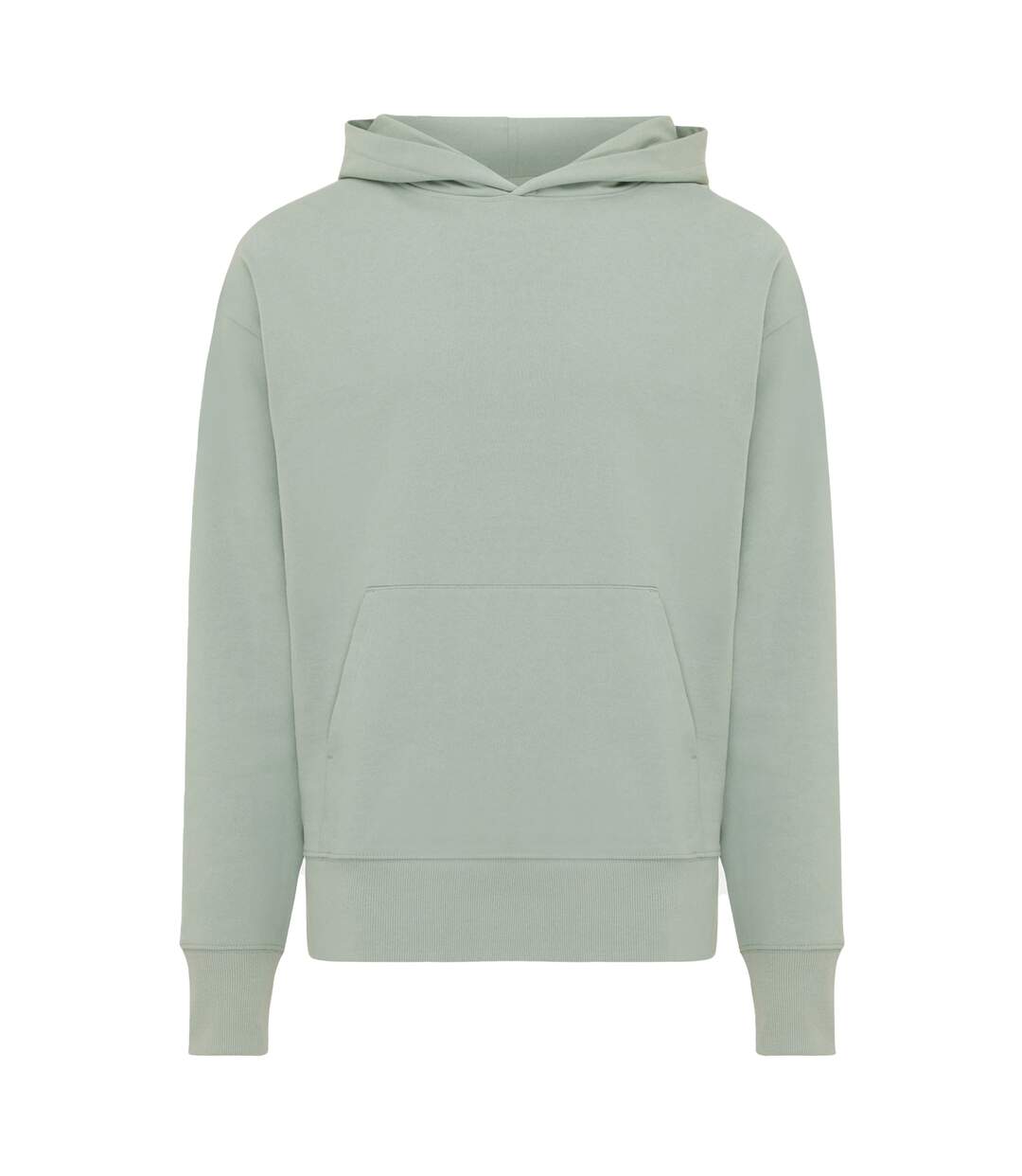 Unisex adult yoho recycled cotton relaxed fit hoodie green iceberg Iqoniq-1
