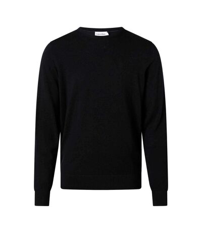 Mens Merino Wool Jumper Black Calvin Klein
