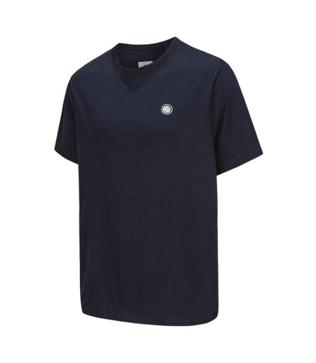 Mens Chest Logo Crew Neck T-shirt Navy Pretty Green