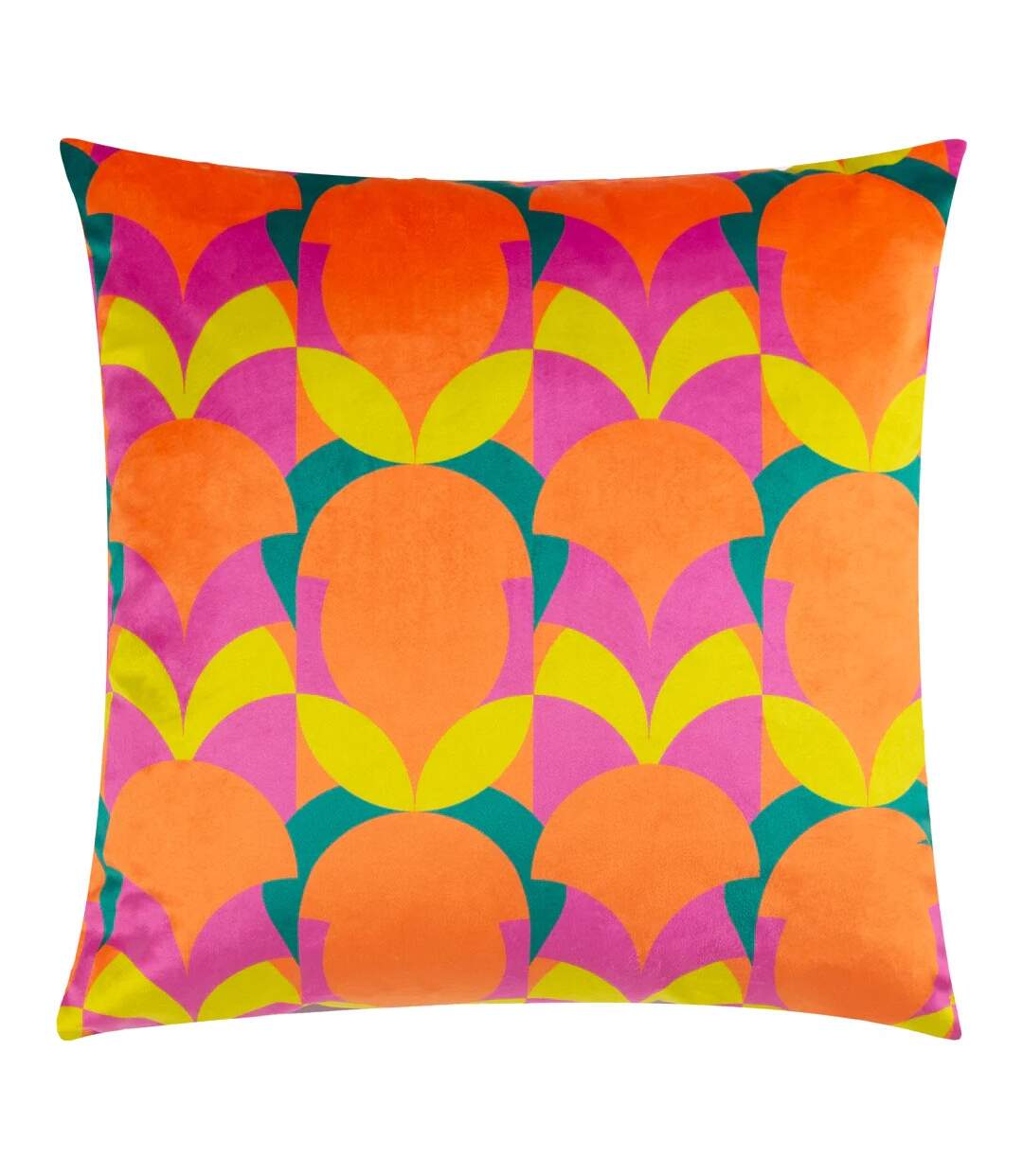 Raeya art deco cushion cover 45cm x 45cm neon Heya Home