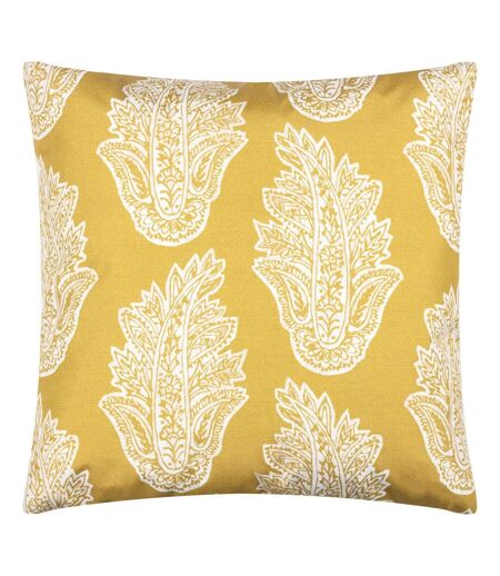 Kalindi paisley outdoor cushion cover 43cm x 43cm saffron Paoletti