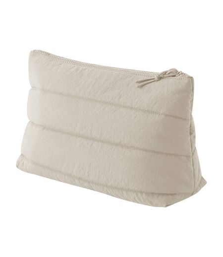 Quilted Accessory Bag One Size Natural Stone Bagbase
