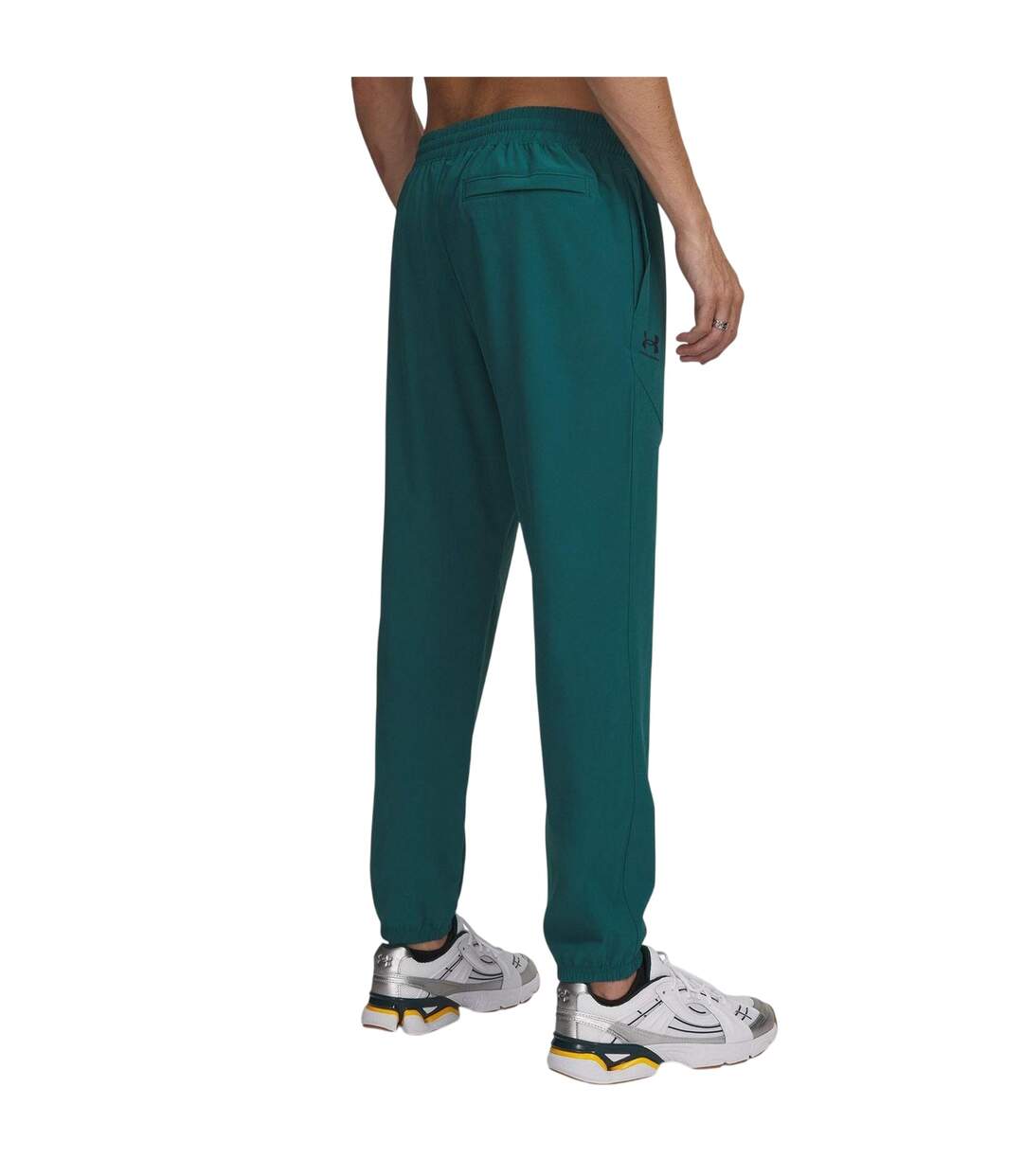 Mens Storm Woven Jogging Bottoms Green Black Under Armour-3