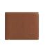 Mens Billfold Leather Wallet One Size Tan Print Ted Baker-1