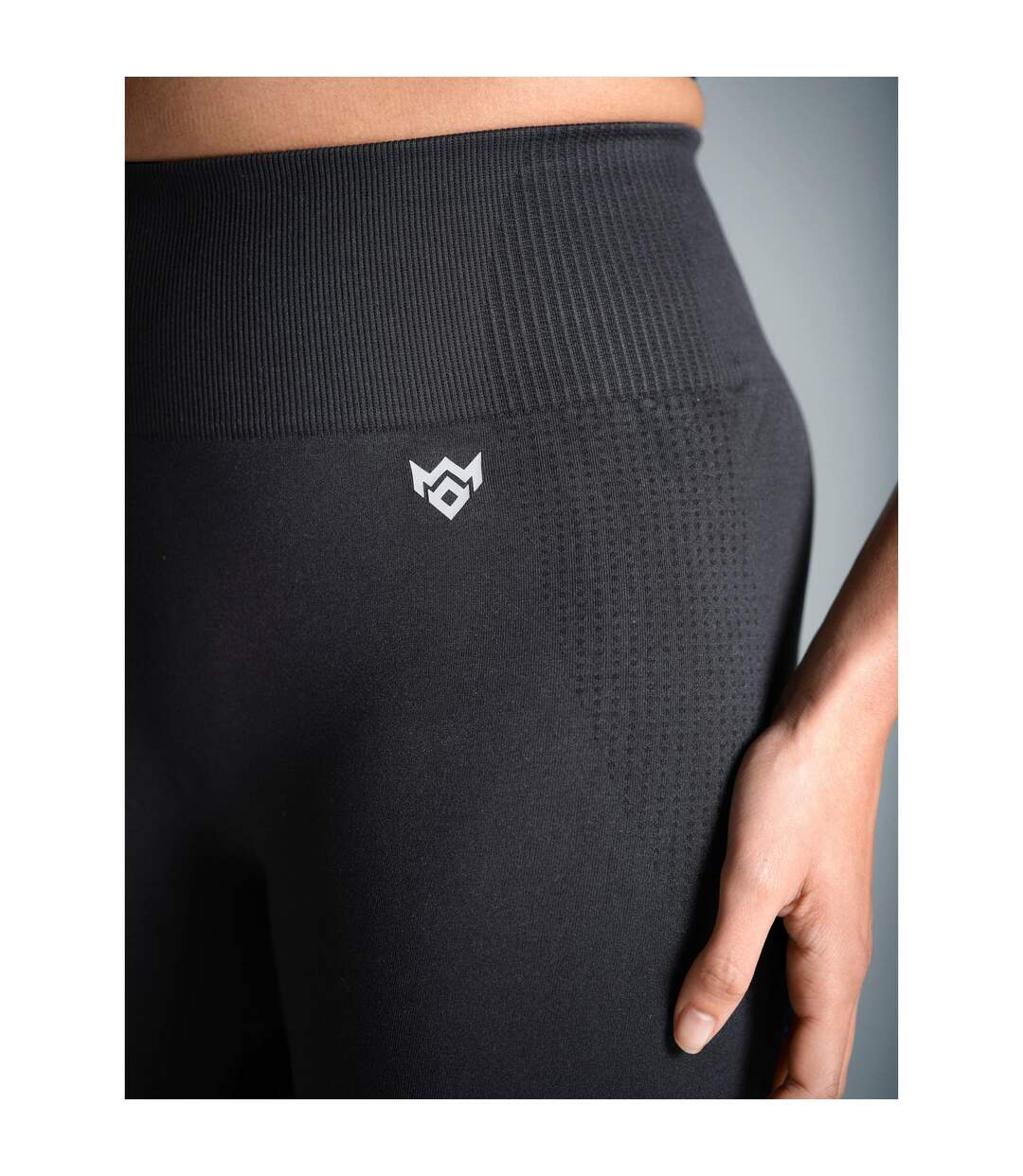 Womens/ladies Rete Seamless Shorts Black Miss Kick-4