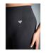 Womens/ladies Rete Seamless Shorts Black Miss Kick-4