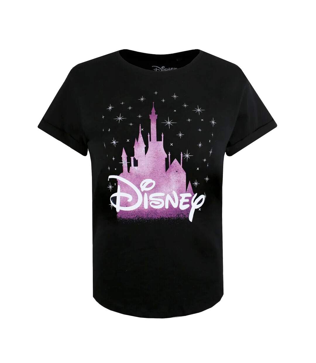 Disney Princess - T-shirt - Femme (Noir / Rose / Blanc) - UTTV765-1