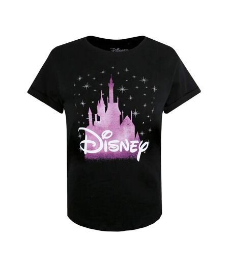 Disney Princess - T-shirt - Femme (Noir / Rose / Blanc) - UTTV765