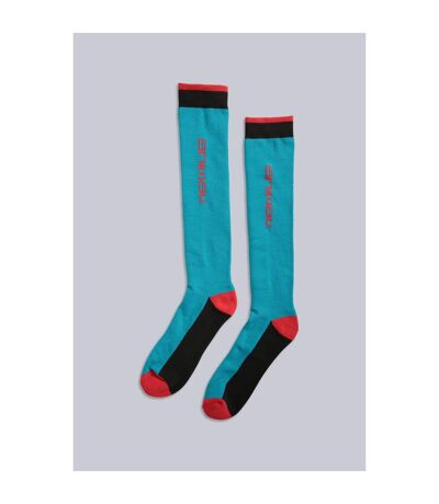 Chaussettes de ski downhill homme rouge foncé Animal