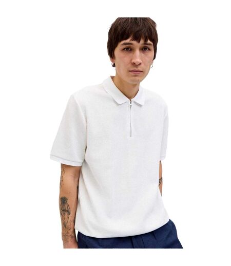 Polo Manches Courtes Homme Blanc Jack And Jones