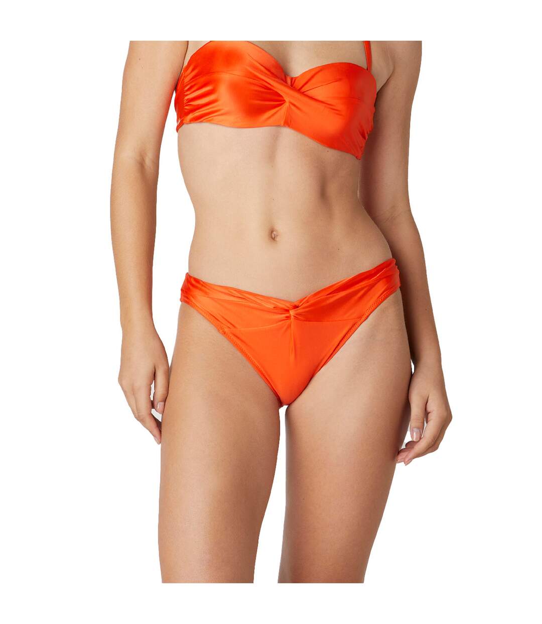 Slip de bain orange Reflet-2