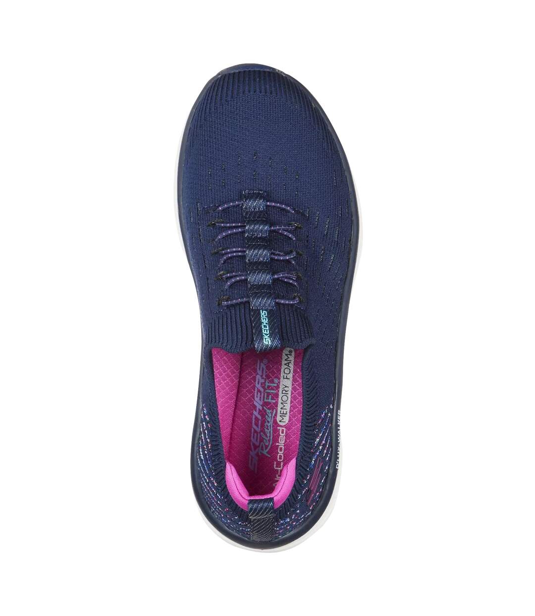 Skechers Womens/Ladies D´Lux Walker Sneakers (Navy/Purple) - UTFS8236