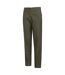 Womens/ladies coastal stretch regular trousers khaki green Mountain Warehouse-4