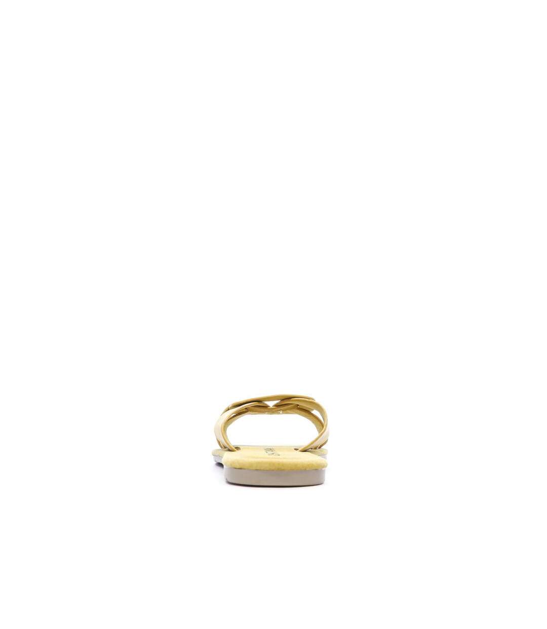 Claquettes jaune femme chattawak pace-3