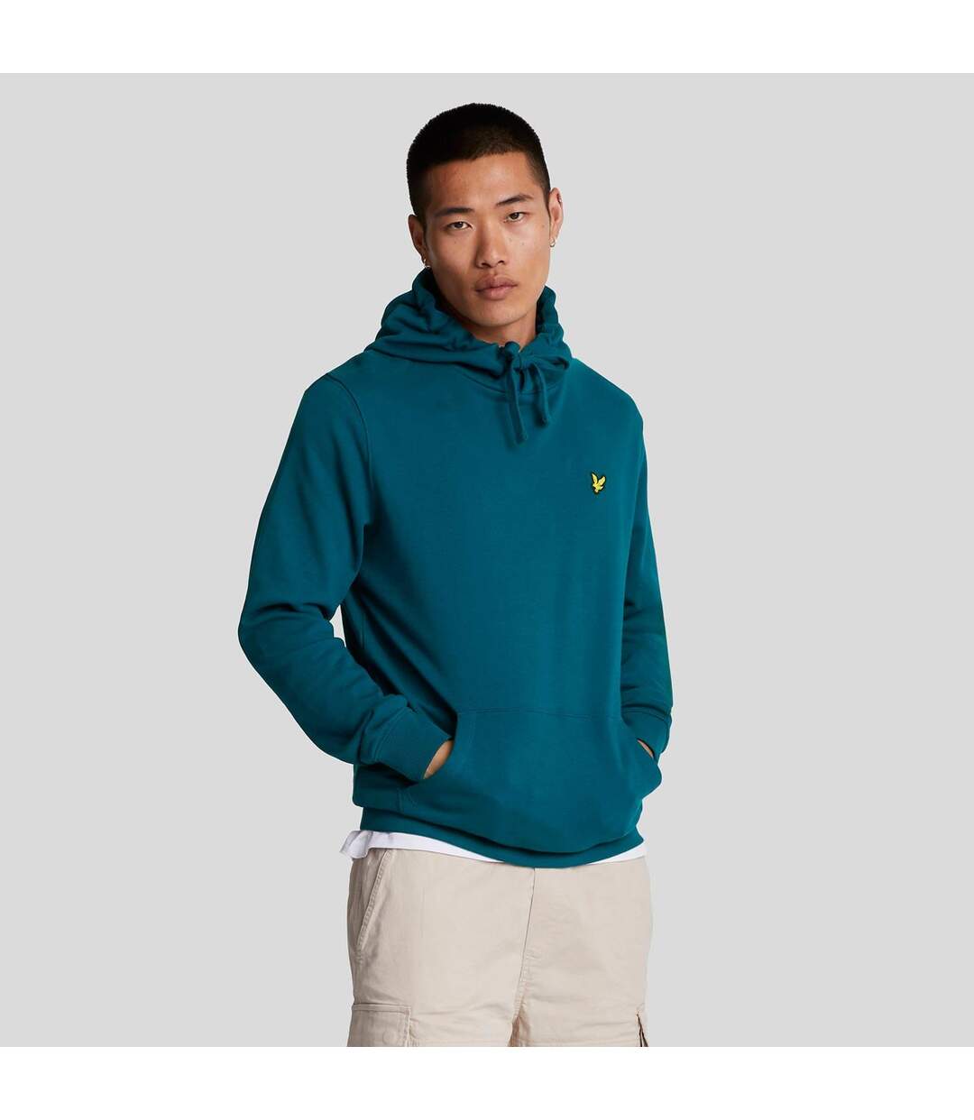 Sweat À Capuche Homme Bleu Marine Lyle & Scott-1