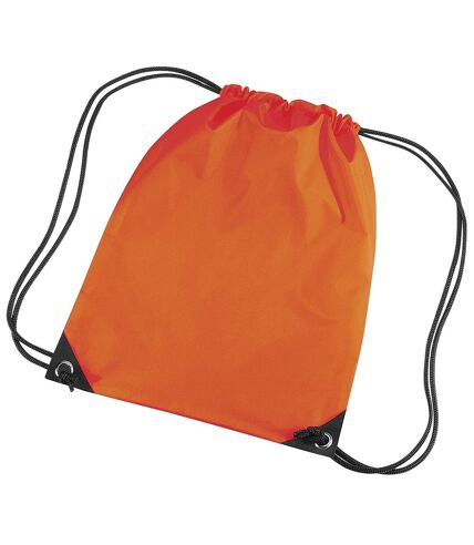 Sac de gym 11 litres taille unique orange Bagbase