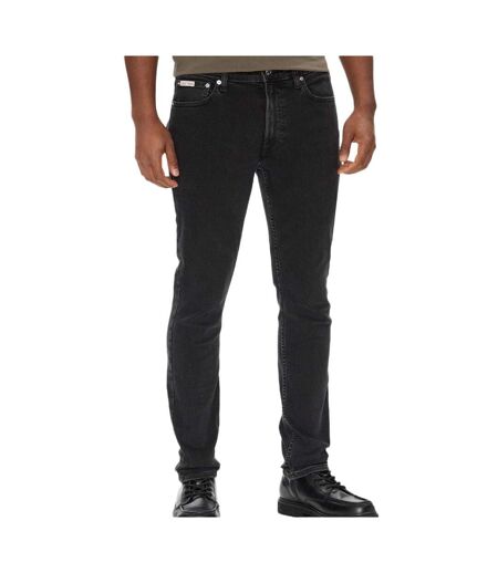 Jean skinny noir homme calvin klein jeans lv04rb722g