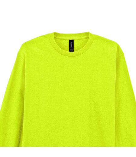T-shirt Uni Manches Longues Ultra Homme Jaune Vif Gildan