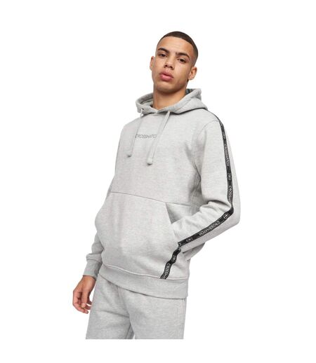 Mens Apollos Hoodie Grey Marl Crosshatch