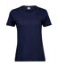 T-shirt Sof Femme Bleu Marine Tee Jays-1