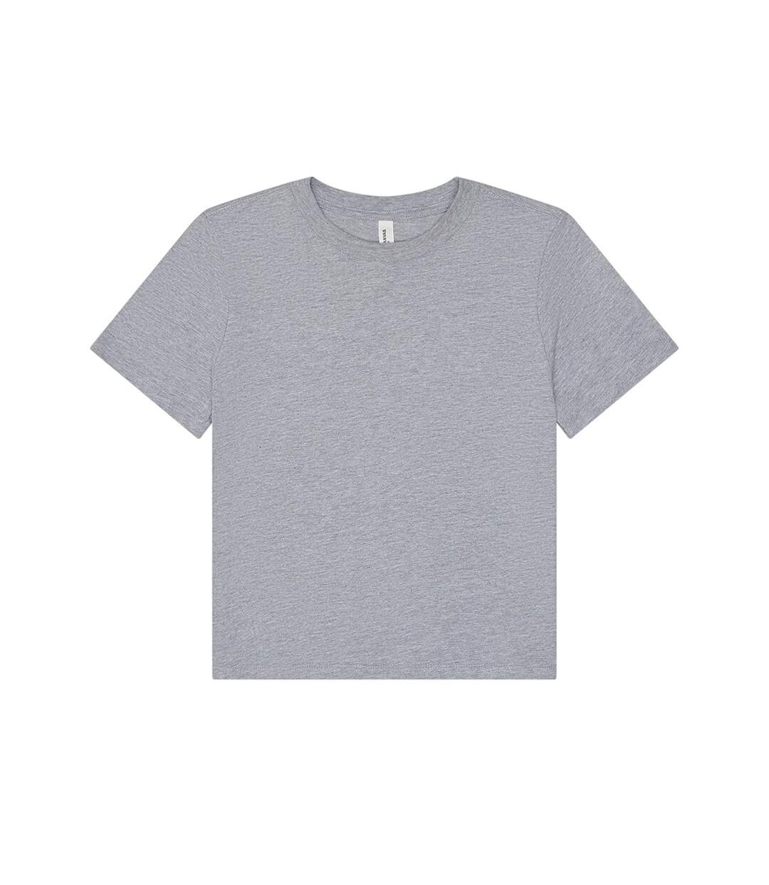 T-shirt Femme Gris Clair Chiné Bella + Canvas-1
