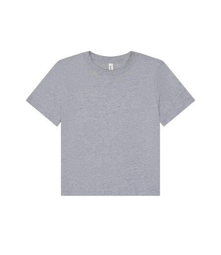 T-shirt Femme Gris Clair Chiné Bella + Canvas
