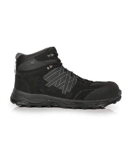 Regatta Mens Claystone S3 Safety Boots (Black/Granite) - UTPC4738