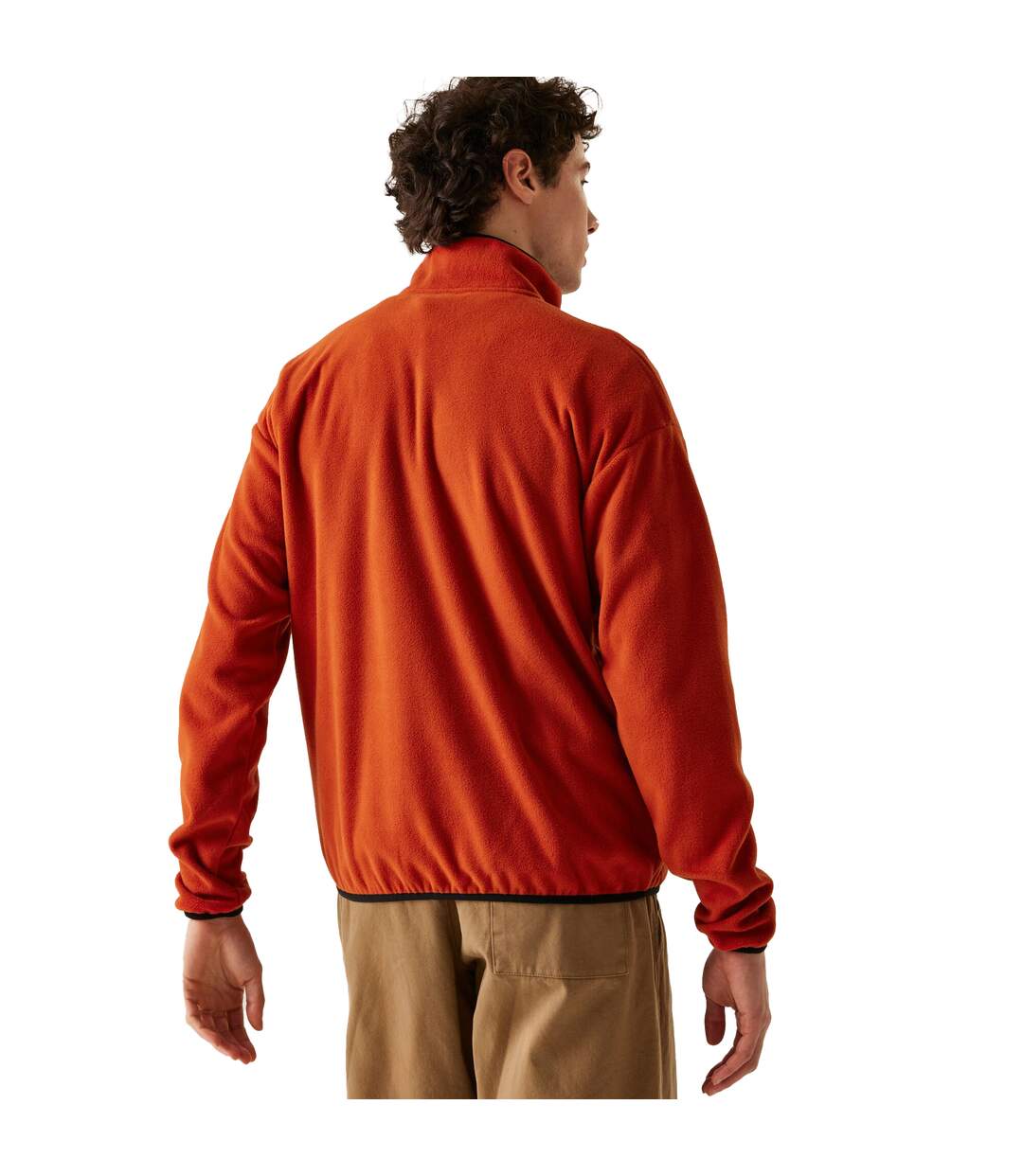 Mens Frankie Full Zip Fleece Jacket Red Ochre Regatta-4