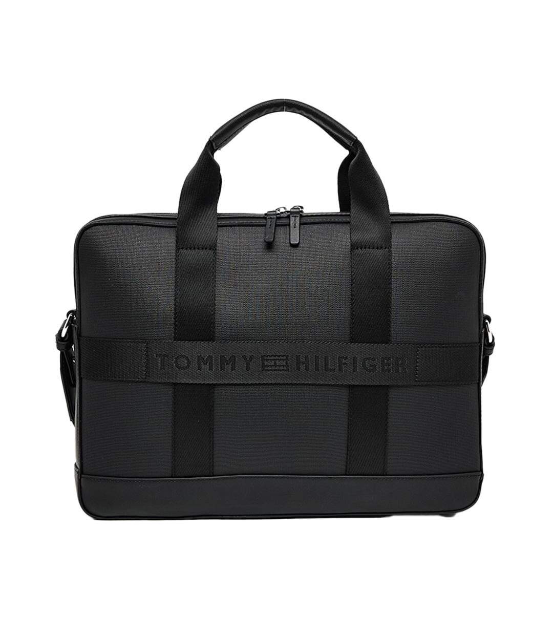 Sacoche noire homme tommy hilfiger modern-2