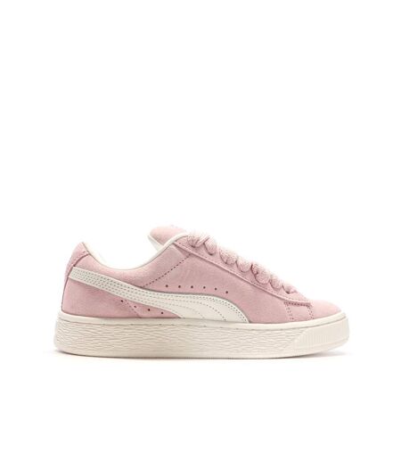Baskets roses/mauves femme puma suede xl
