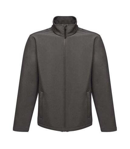 Regatta Reid Mens Softshell Wind Resistant Water Repellent Jacket (Seal Grey) - UTBC816