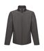 Regatta Reid Mens Softshell Wind Resistant Water Repellent Jacket (Seal Grey) - UTBC816