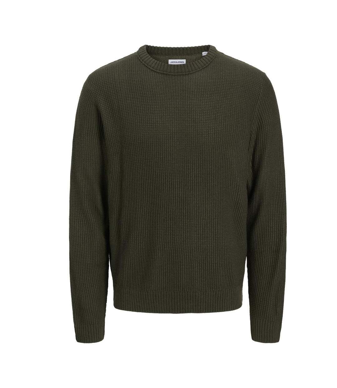 Pull kaki homme jack & jones whrice - l-1