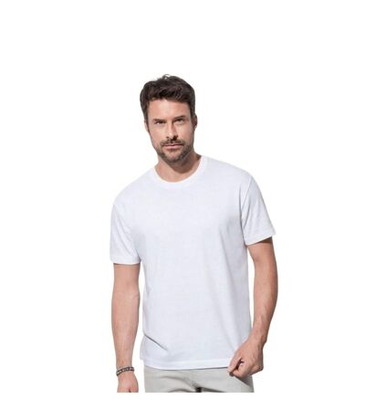 Mens Classic Organic Tee White Stedman