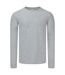 T-shirt Manches Longues Iconic Homme Gris Chiné Fruit Of The Loom-2
