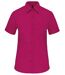 Chemise popeline manches courtes - Femme - K548 - rose fuchsia-2