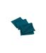 Lot de 3 Serviettes de Table Mistral 40x40cm Bleu Canard-1