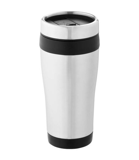Bullet Elwood Insulated Tumbler (Pack of 2) (Silver/Solid Black) (6.9 x 3.3 inches) - UTPF2466