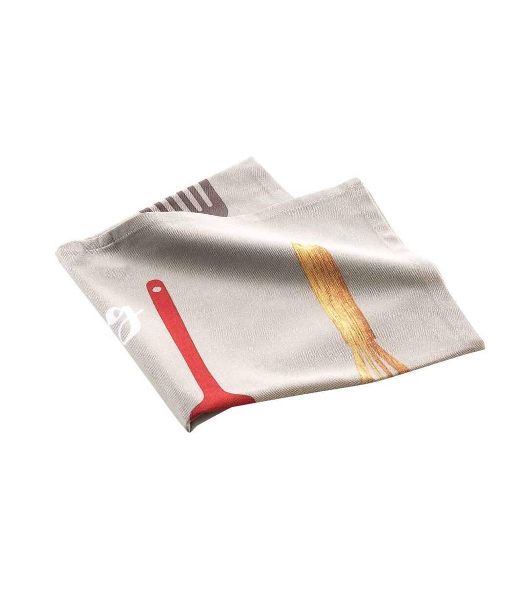 Torchon de Cuisine Cooking Time 50x70cm Beige-2