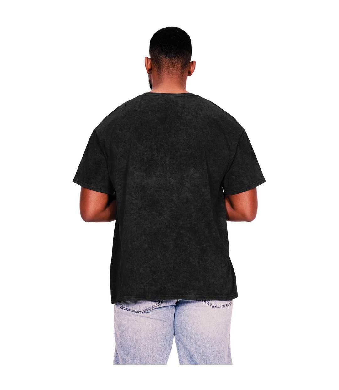 T-shirt Adulte Noir Fluo Casual Classics-2