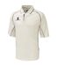 Surridge Mens/Youth Premier Sports 3/4 Sleeve Polo Shirt (White/Maroon trim) - UTRW1495