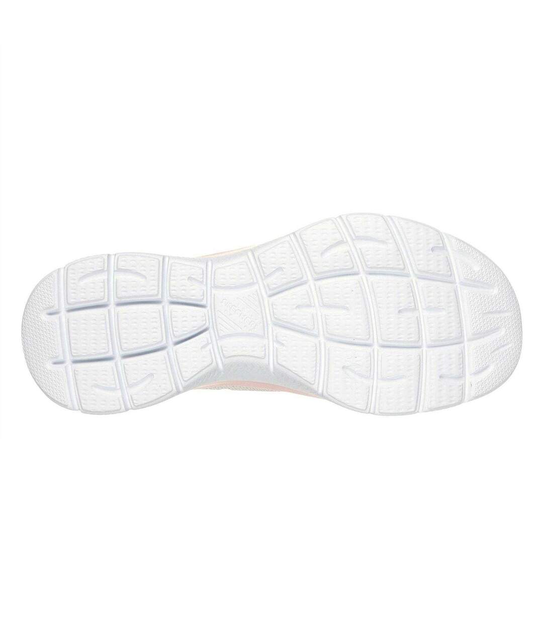 Chaussures Décontractées Summits Diamond Dream Homme Blanc Cassé Rose Skechers-4