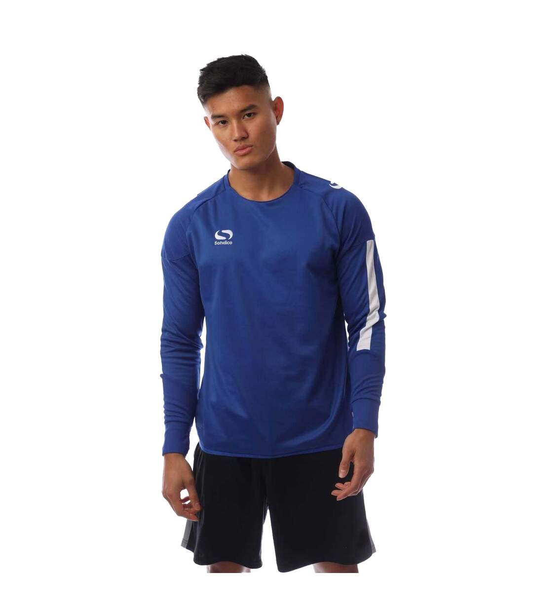 Mens Evolution Crew Neck Sweatshirt Blue Sondico-4