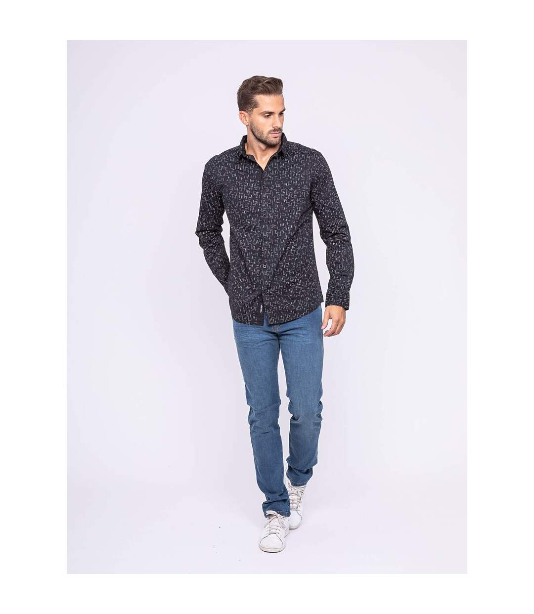 Chemise manches longues motifs TYSON-4