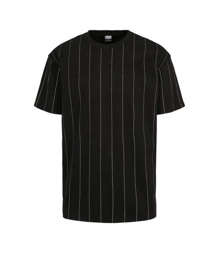T-shirt Motif/style Fines Rayures Homme Noir Urban Classics
