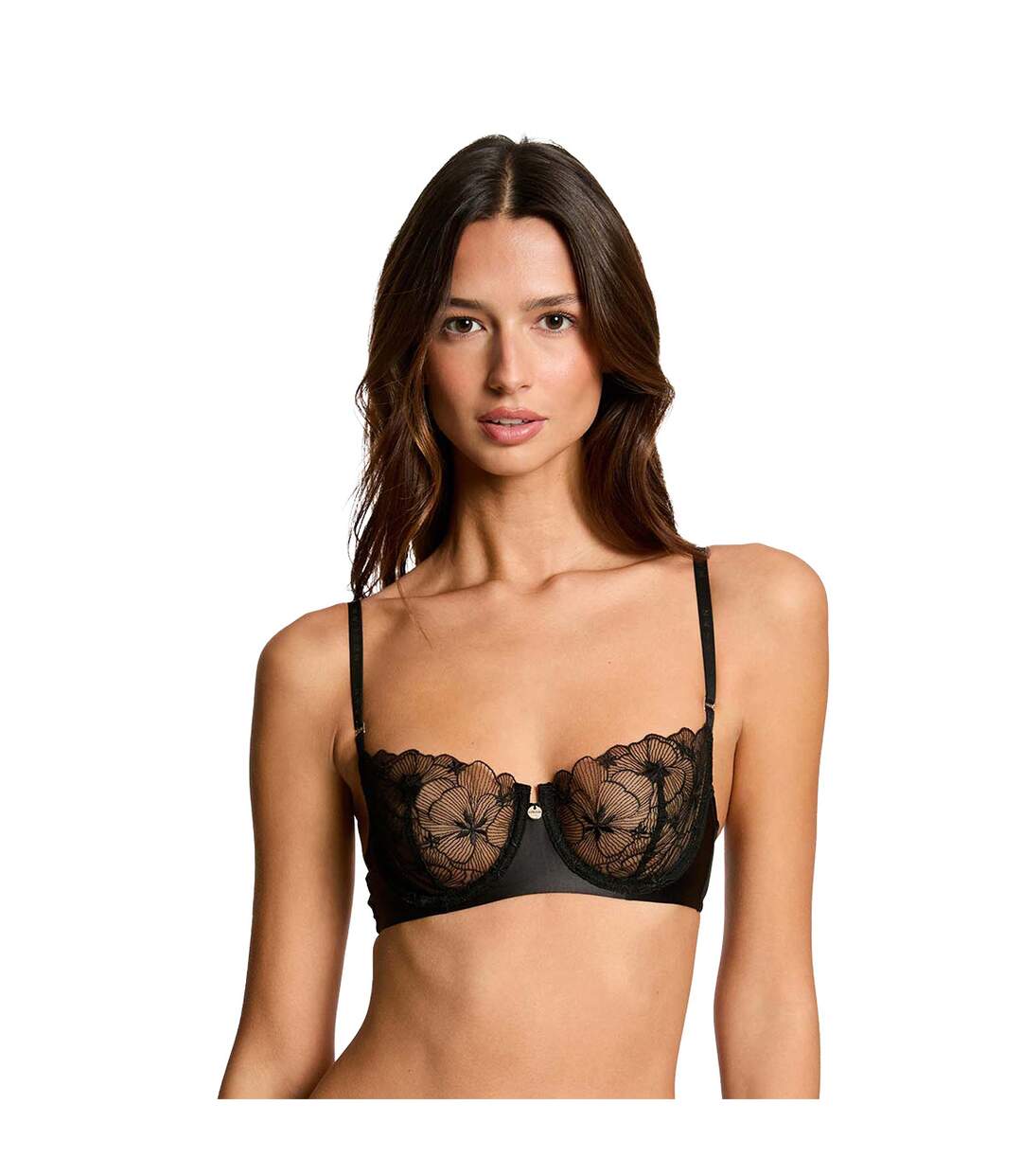 Soutien-gorge armatures noir Amandine-2