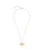 Womens/ladies Metal Crystal Bow Necklace One Size Gold Agent Provocateur-2